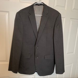 Men’s Express Gray Blazer Suit Coat